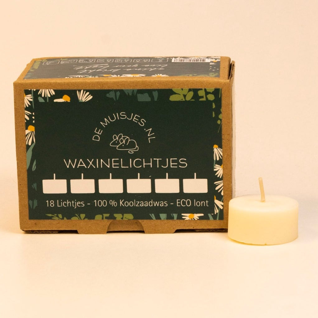 Waxinelichtjes - Koolzaadwas