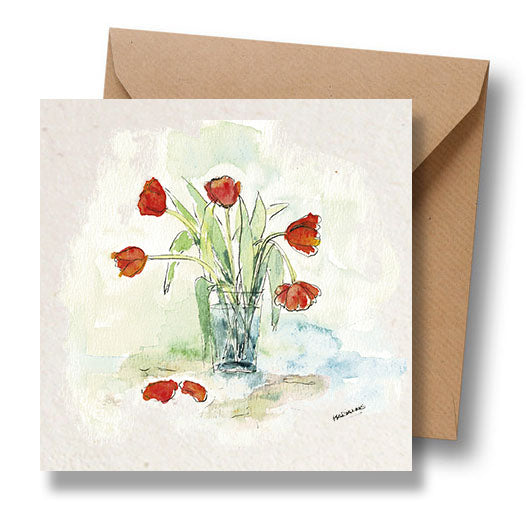 Tulpjes aquarel