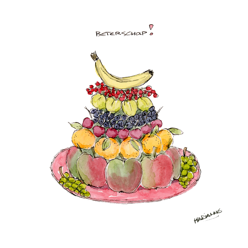 Beterschap - fruitschaal