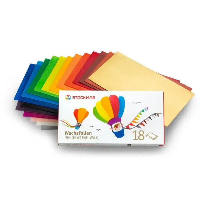 STOCKMAR versierwas breed - 20x10 cm - 18 kleuren